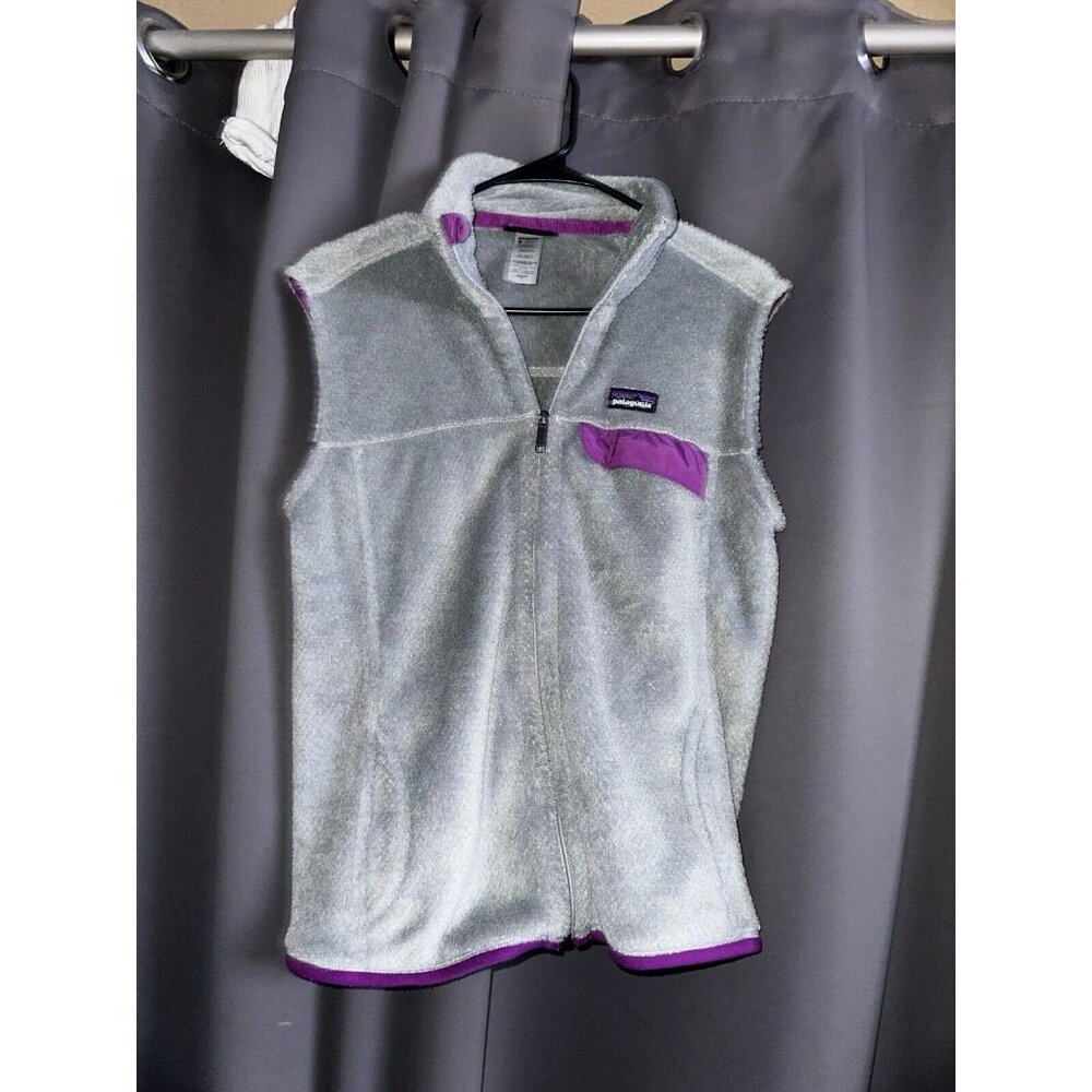 Womens Patagonia retool vest size large gray